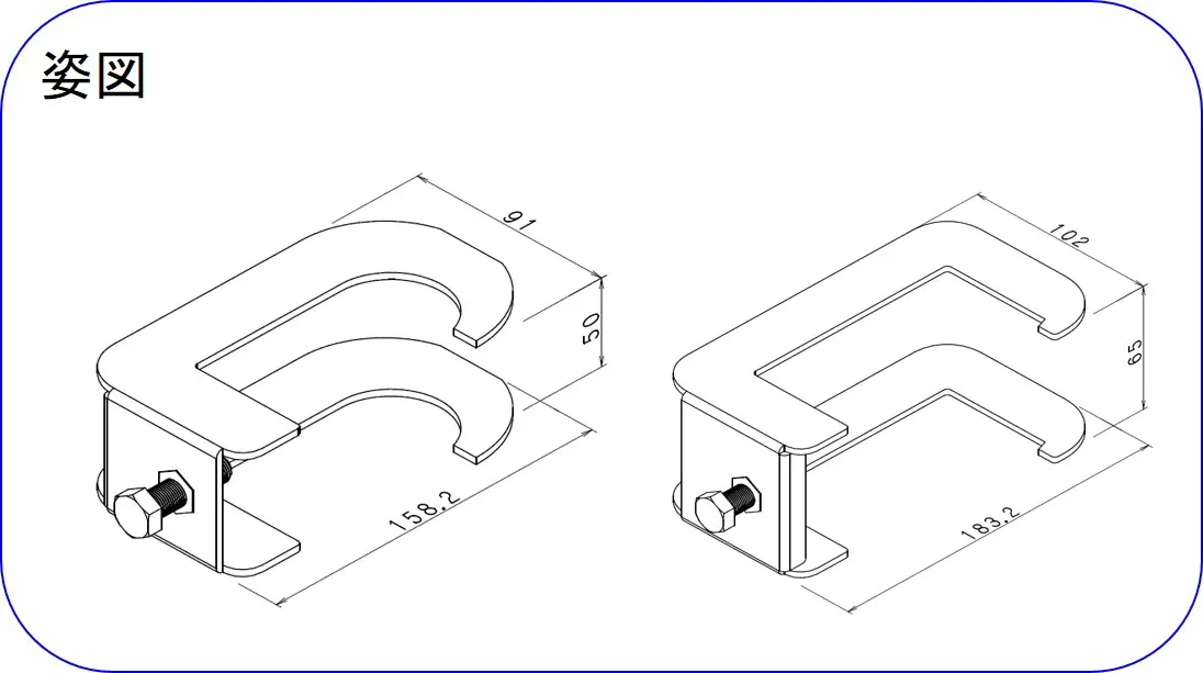 クロスクランプ（50単管用・60角用） | 株式会社エヌ・エス・ピー｜NSP